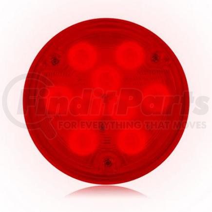 Maxxima M42365R-X Low Profile Thin 4" Round Red Stop / Tail / Turn S