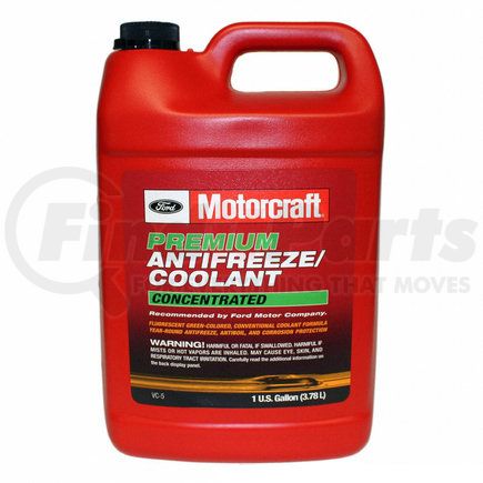 Motorcraft VC5 Engine Coolant / Antifreeze-Premium Concentrated Antifreeze / Coolant - Gallon