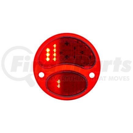 United Pacific 110195 Tail Light - 31 LED Red Sequential, with LED License Plate Light, for 1928-1931 Ford Car, R/H