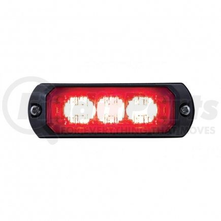 United Pacific 37544B Multi-Purpose Warning Light - 3 LED Mini Warning Light, Red LED