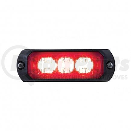 UNITED PACIFIC 37544B Multi-Purpose Warning Light - 3 LED Mini Warning Light, Red LED