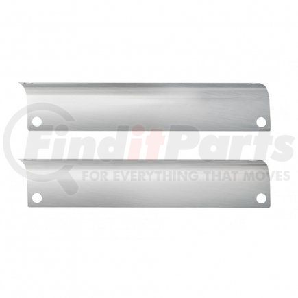 United Pacific 29020 Step Trim - Stainless Steel, Front, for Peterbilt 386