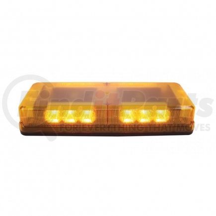 United Pacific 37138 Emergency Warning Light - 18 High Power LED, Amber, Magnet Mount