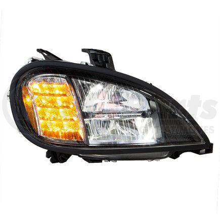 United Pacific 35852 Headlight - R/H, LED, Black Inner Housing, with Parking Light