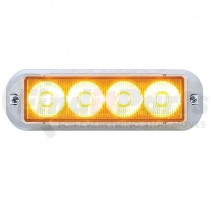 United Pacific 37233 Multi-Purpose Warning Light - 4 LED Warning Light, Amber LED