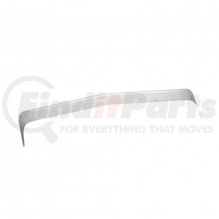 United Pacific 29008 Hood Deflector - Bug Deflector, Stainless, for 2007+ Kenworth T800 Wide Hood/C500