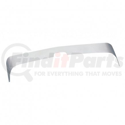 United Pacific 29011 Hood Deflector - Bug Deflector, Stainless, for Kenworth W900L