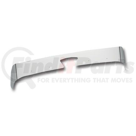 United Pacific 29100 Hood Deflector - Bug Deflector, Stainless, for 2013+ Freightliner Coronado SD