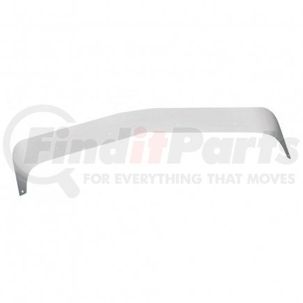 United Pacific 29004 Hood Deflector - Bug Deflector, Stainless, for Kenworth T600