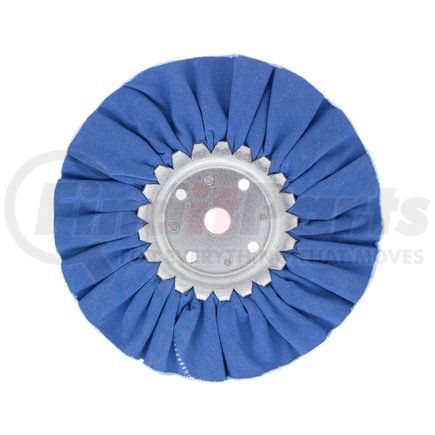 United Pacific 90092 Buffing Wheel - 6" Blue Treated Airway Buff, 5/8" & 1/2" Arbor