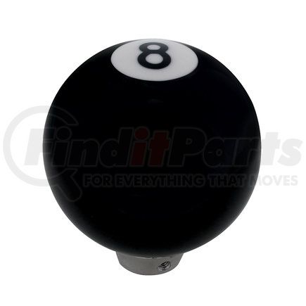 United Pacific 70025 Manual Transmission Shift Knob - Gearshift Knob, Black, 8 Ball