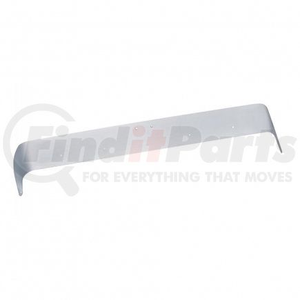 United Pacific 29017 Hood Deflector - Bug Deflector, Stainless, for 2002+ International 4000 Series