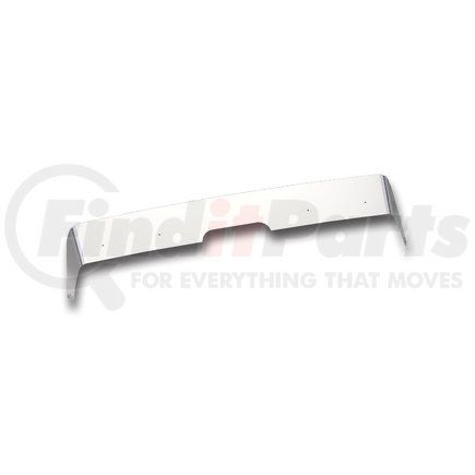 United Pacific 29142 Hood Deflector - Bug Deflector, Stainless, for 2000+ Western Star 4964/FX/FA/EX/SX
