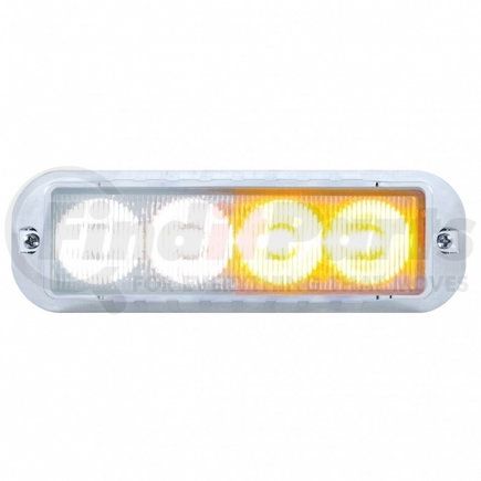 United Pacific 37237 Multi-Purpose Warning Light - 4 LED Warning Light, Amber LED/White LED