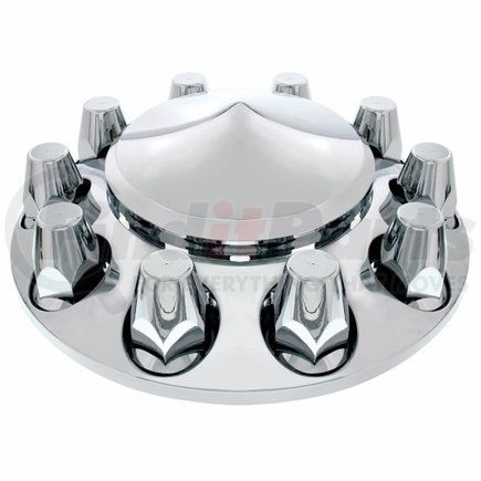 UNITED PACIFIC 10254 - axle hub cover - chrome pointed axle cover - 33mm nut cover