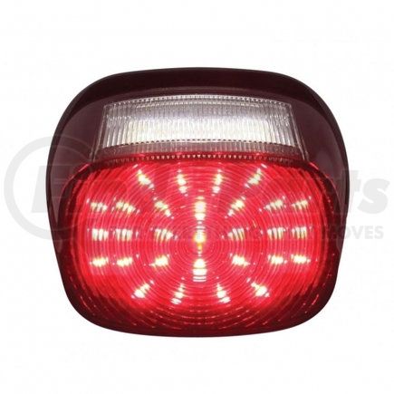 United Pacific 37099 Tail Light- 29 LED Harley, with 4 LED License Light, Red LED/Smoked Lens