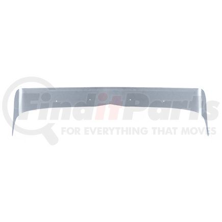 UNITED PACIFIC 29018 Bug Deflector - 430 Stainless Steel, for Peterbilt 357 & 378/379 with Short Hood