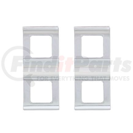 UNITED PACIFIC 42350 - dash switch cover - switch cover for 2008-2017 freightliner cascadia - 2 openings | chrome plastic switch covers - 2 openings (card of 2)