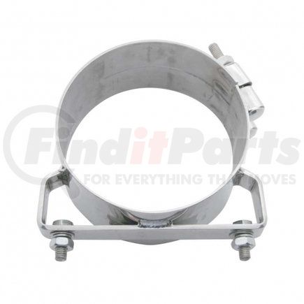 UNITED PACIFIC 10323 - exhaust clamp - exhaust clamp (6" o.d.) | 6" stainless wide band exhaust clamp