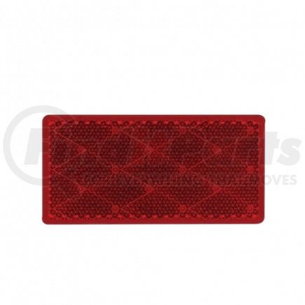 United Pacific 30708 Reflector - Rectangular, Quick Mount, Red