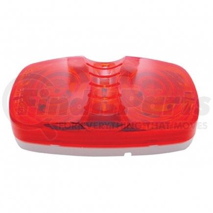 United Pacific 30008 Clearance/Marker Light - Tiger Eye, Incandescen,  Red /Acrylic Lens, 2 Bulbs, White Base
