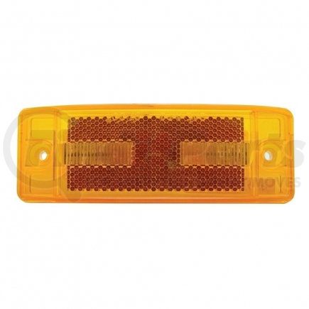 United Pacific 38253 Clearance/Marker Light, Amber LED/Amber Lens, Rectangle Design, with Reflex Lens, 16 LED
