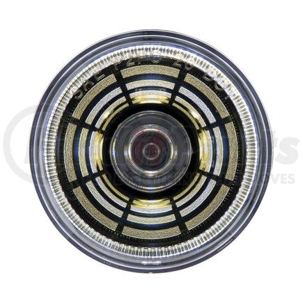United Pacific 36583 Clearance/Marker Light - 4 LED 2-1/2" Round, Abyss Lens Design, with Plastic Housing, White LED/Clear Lens