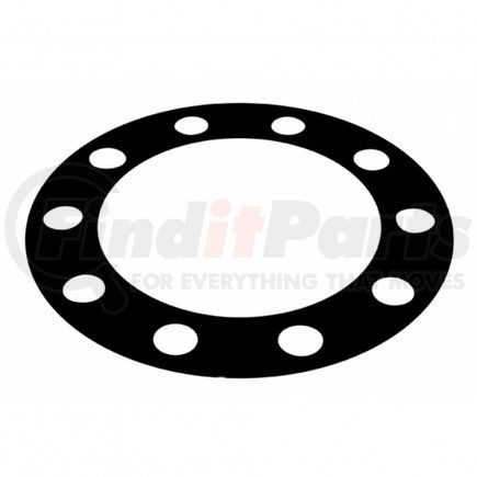 United Pacific 10148 Axle Hub Cover - Black, Plastic Rim Protector, with 1" Hole