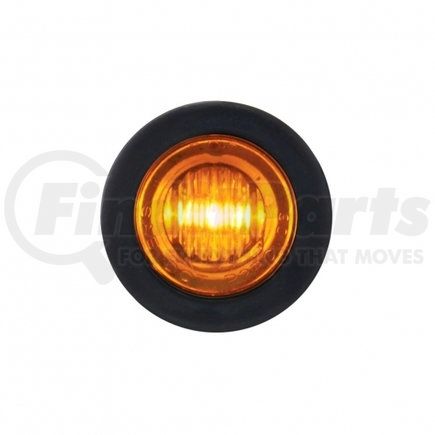 UNITED PACIFIC 39767B Mini Clearance/Marker Light, Amber LED/Amber Lens, 3 LED