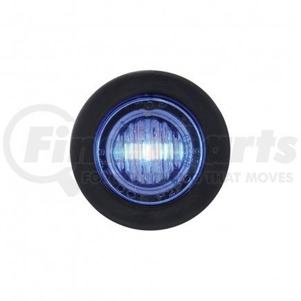 United Pacific 39771 Mini Clearance/Marker Light, Blue LED/Clear Lens, 3 LED
