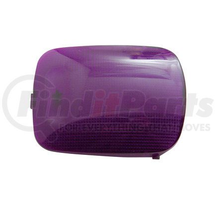 United Pacific 37054 Dome Light Lens - Rectangular, for 2006+ Peterbilt, Purple