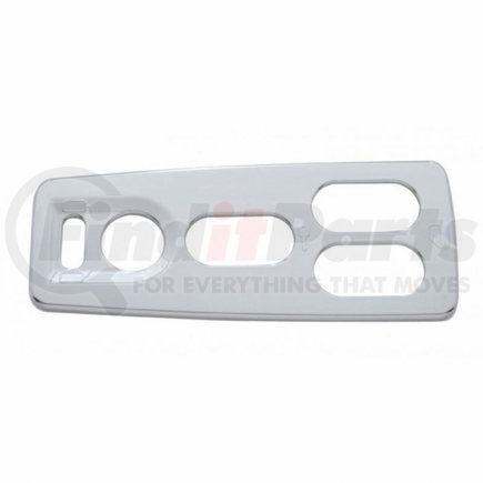 United Pacific 42097 Door Window Switch Bezel - Window Switch Cover, LH, Chrome, 5 Openings, for 2008-2017 Freightliner Cascadia