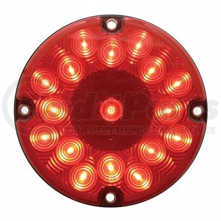 United Pacific 39961B Brake/Tail/Turn Signal Light - 17 LED 7", Red LED/Red Lens