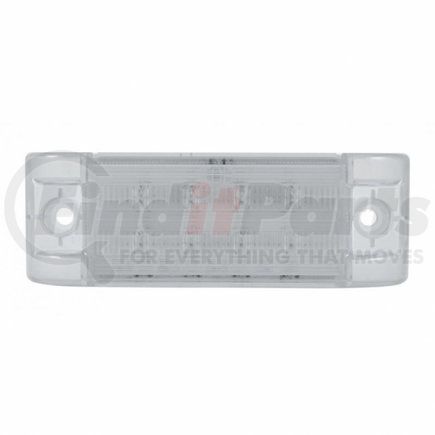 United Pacific 38671B Clearance/Marker Light, Amber LED/Clear Lens, Rectangle Design, 8 SMD LED