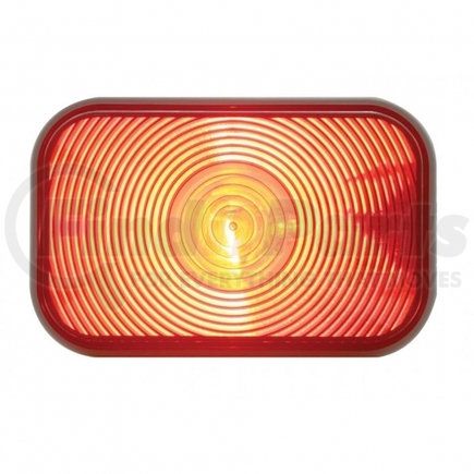 UNITED PACIFIC 31364 Stop, Turn & Tail Light - Rectangular, with Rear Plastic Housing, Red Lens