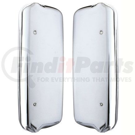 United Pacific 42060 Door Mirror Cover Set - RH, Chrome, for 2005-2010 Freightliner Century & 2005-2020 Columbia