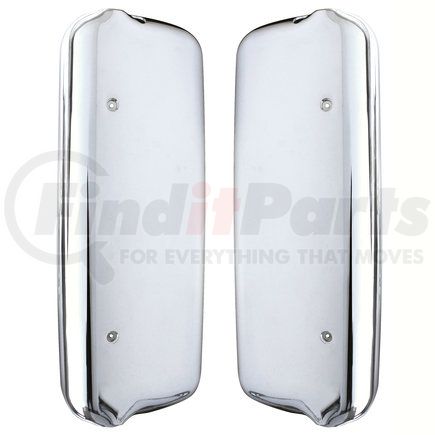 UNITED PACIFIC 42060 - door mirror cover - chrome mirror cover set for 2005-2010 freightliner century & 2005-2020 columbia | chrme mirror cover set for fl century (2005-2010) & columbia (2005-2020)
