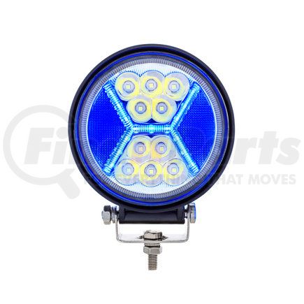 United Pacific 36455 Work Light - Vehicle-Mounted, 4.5" 24 High Power, LED, with "X" Light Guide