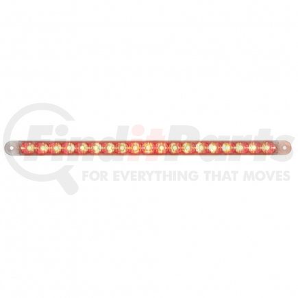 United Pacific 39776 Turn Signal Light - 12" Turn Signal Reflector Light Bar- Red LED/Clear Lens