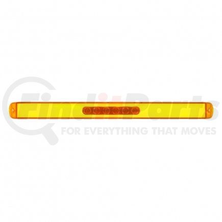 United Pacific 37079 Light Bar - "Glo" Light, LED, Parking/Turn/Clearance Light, Amber LED, Amber Lens, 28 LED Light Bar