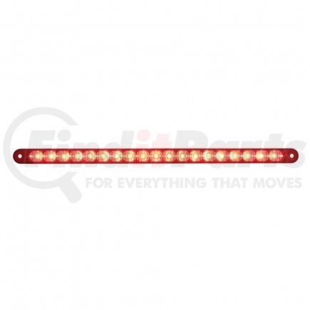 United Pacific 39774B Brake/Tail/Turn Signal Light - 19 LED 12" Stop, Turn & Tail Reflector Light Bar Only, Red LED/Red Lens