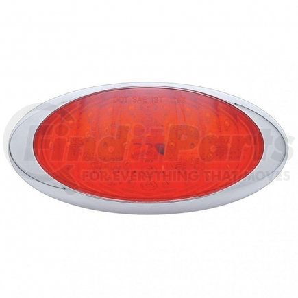 UNITED PACIFIC 38215 - brake / tail / turn signal light - 40 led "phantom iii", red led/red lens | 40 led oval phantom iii light (stop, turn & tail) - red led/red lens