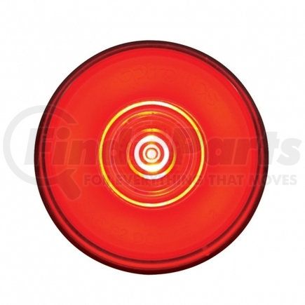 UNITED PACIFIC 37036 Clearance/Marker Light - "Glo" Light, Red LED/Red Lens, 2", 6 LED