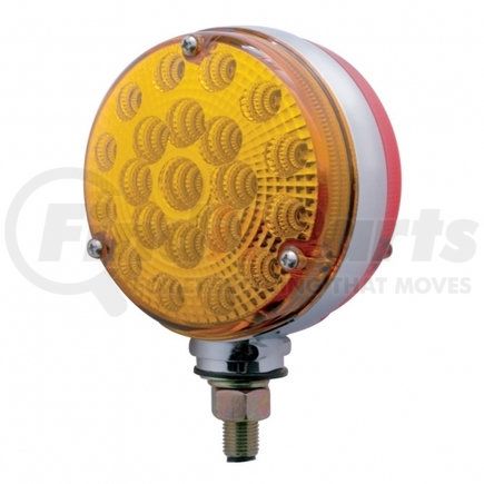 United Pacific 39438 Turn Signal Light - Double Face, 42 LED Reflector, Amber & Red LED/Amber & Red Lens