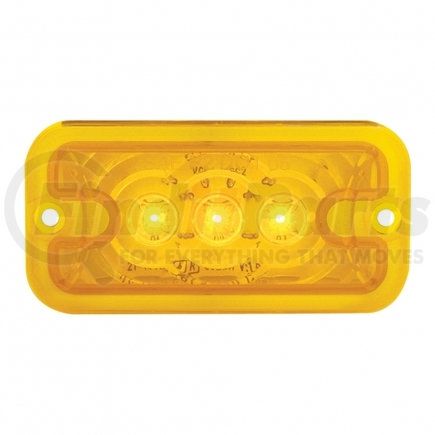 United Pacific 38766 Clearance Light - Clearance Marker Light, 3 LED, Amber LED/Lens