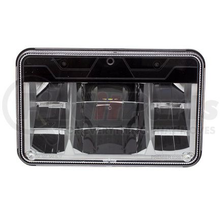 United Pacific 31088 Headlight - 5 High Power. LED, RH/LH, 4 x 6" Rectangle, Chrome Housing, Low Beam