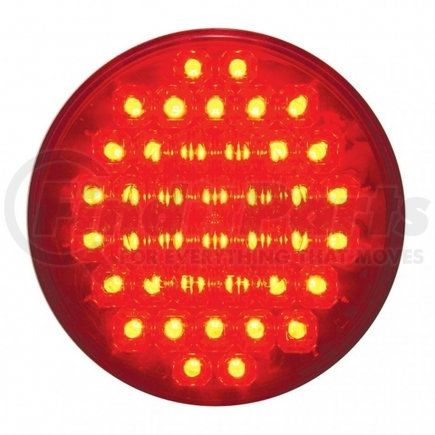 UNITED PACIFIC 38780 Brake/Tail/Turn Signal Light - 40 LED 4", Red LED/Red Lens