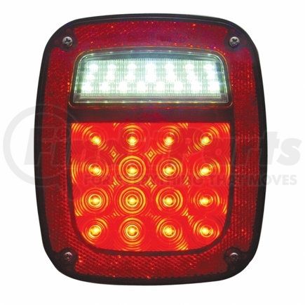 United Pacific 38477 Brake/Tail/Turn Signal Light - LED Universal Combination Tail Light, without License Light