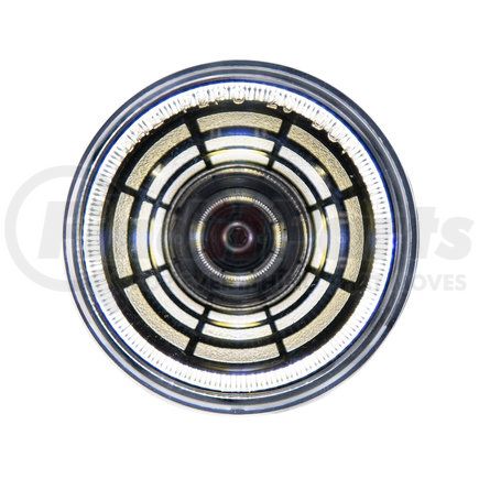 United Pacific 36578 Clearance/Marker Light - 4 LED 2" Round, Abyss Lens Design, with Plastic Housing, White LED/Clear Lens