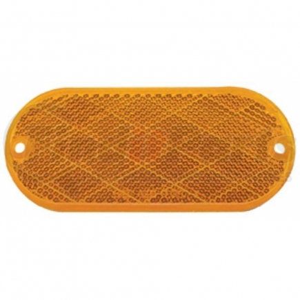 United Pacific 30711 Reflector - 4" x 2" Oval, Quick Mount, Amber